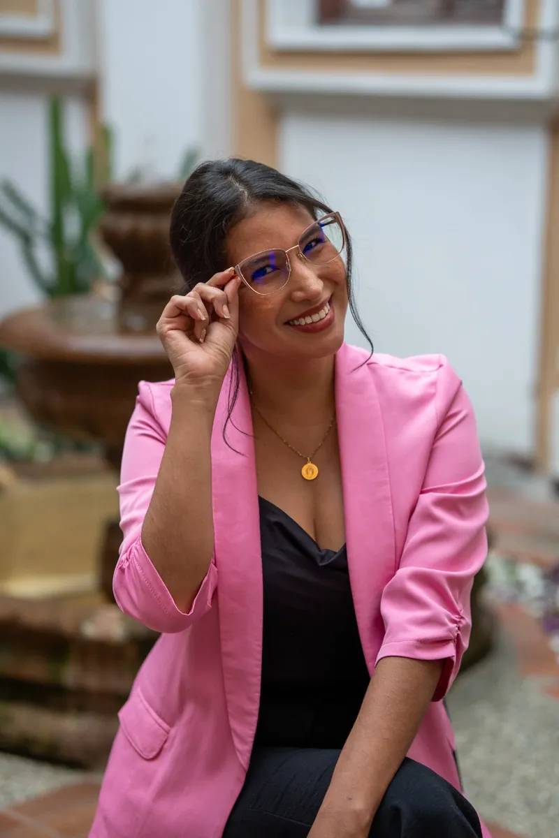 Retrato de la psicóloga Johana Ortiz